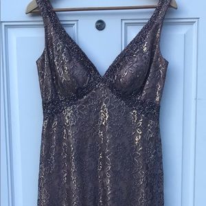 Rose Gold Evening Gown